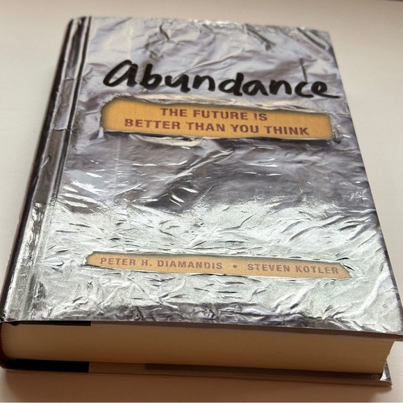 Abundance by Peter Diamandis & Steven Kotler | Non-fiction, Tech |Hardcover Book - Picture 3 of 11
